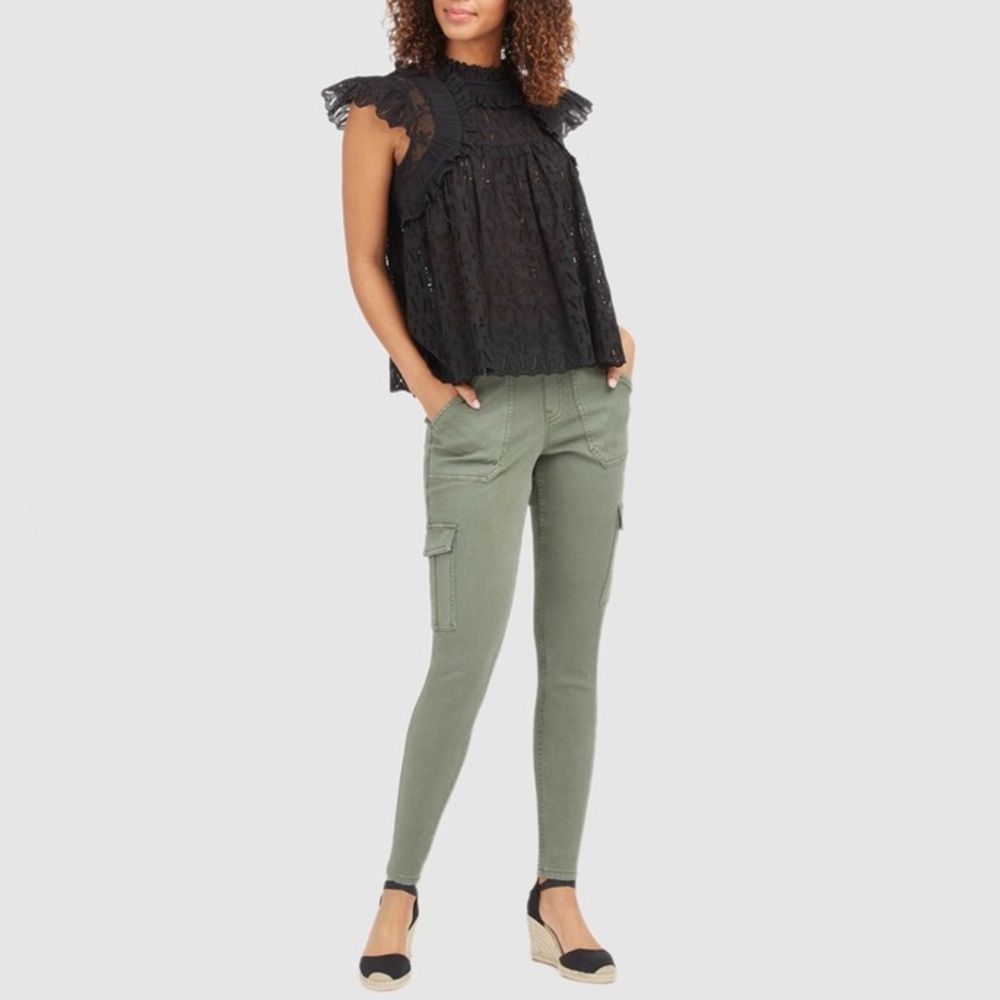 Spanx Stretch Twill Ankle Cargo Pants for Women - Picture 2 of 12